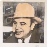 Steve Kaufman (American, 1960-2010), screenprint in colours, Al Capone, signed and numbered 20/50