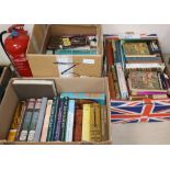 Three boxes of books on Egypt