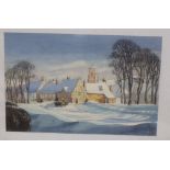Stanley Jezzard (20th century), 'Winter's Evening' and 'A Fresh Team', signed, inscribed verso,