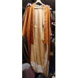 A gentleman's brown satin kimono