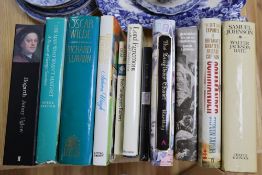 A collection of Biography reference books: Samuel Johnson, Walter Jackson Bate, Chatto & Windus