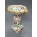 A 19th century Paris porcelain centrepiece bowl, height 27.5cm