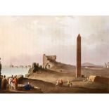 Mayer, Luigi - Views in Egypt, 1st edition, folio, diced calf, rebacked, with 48 hand-coloured