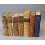 Sinclair, John - The Statistical Account of Scotland, vols 4, 10, 11 and 14, only 8vo, half calf,