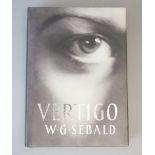Sebald, Winifred Georg - Vertigo, 1st UK edition, signed on title, in clipped dj, Harvill Press,