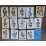 A Card Game of NATIONAL FAMILIES Globe Series of Games. Complete 52 cards. With box. Condition -