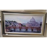 Henderson Cisz, limited edition print, "St Peter's, Rome", 45 x 90cm