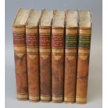 Boswell, James - The Life of Samuel Johnson, 6th edition, 4 vols, 8vo, half calf, portrait and