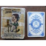 A c.1890 pack of Jovial Families by A Collier. 39 cards (one missing). In original box (damaged