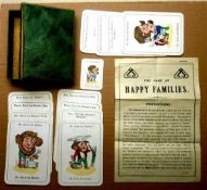 A Card Game of HAPPY FAMILIES by Jaques. 1938 promotional pack published for Bird's Custard. 44