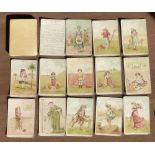 An 1884 Card Game of MERRY MATCHES by Wyman & Sons, London illustrated with characters from