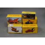 Seven Dinky Toys Atlas Editions models of French trucks, 570, 25 JJ, 35A, 34A, 588, 589 and 589A