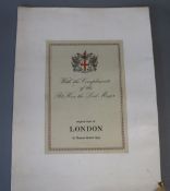 Boys, Thomas Shotter - Original Views in London, 2 vols, facsimilie of the 1842 edition, folio, with