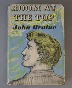 Braine, John - The Room at the Top, 8vo, in unclipped dj, with loss to head and foot of spine,