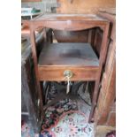 A converted wash stand, a.f., width 41cm, depth 41cm, height 81cm