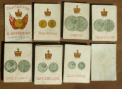 An 1865 Card Game of CHANGE FOR A SOVEREIGN by J Evans & Sons, London. Printed by Kronheim & Co.