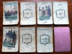 EPSOM RACES card game copyrighted by George Williams on 9 December 1866 and published by John Jaques