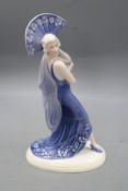 A Katzhutte Art Deco figure of a dancer, height 29cm