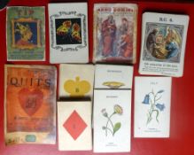 Incomplete sets of cards for 4 Jaques games c1880 for TIP - 13 cards; ANNO DOMINI - 22 cards;