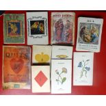 Incomplete sets of cards for 4 Jaques games c1880 for TIP - 13 cards; ANNO DOMINI - 22 cards;