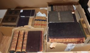 Conversations-Lexicon, Brockhaus, Leipzig, 1866, 17 vols and a quantity of leather and cloth-bound