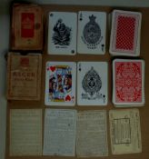 Three Packs De La Rue standard playing Cards. Complete 52 cards in each. And 3 cards with rules