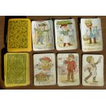 Two packs of late 19th Cent. card game of SNAP Glevum series by Woolley & Co. with Cries of