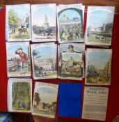 The comic card game of THE LIONS OF LONDON by David Ogilvy c1850. With hand painted cards for the