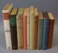 Sassoon, Siegfried - 9 Works, all 1st editions: Memoirs of an Infantry Officer, London 1930;