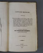 Cobbett, William - Cottage Economy, 12mo, half calf, London 1823 and The Woodlands, 8vo, half calf