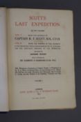 Scott, Robert Falcon, Capt. - Scott's Last Expedition, 1st edition, 2 vols, 8vo, original blue cloth