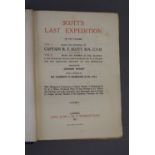 Scott, Robert Falcon, Capt. - Scott's Last Expedition, 1st edition, 2 vols, 8vo, original blue cloth