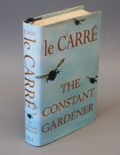 Le Carre, John - The Constant Gardener, 1st edition, with authors, signed card pasted to title page,