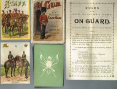 ON GUARD, A New Military Card Game by Jaques & Son. c1880. With colour images of Great Britain