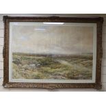 Edmund Morison Wimperis (1835-1900), watercolour, 'Across a Sussex Common', signed and dated '87, 64