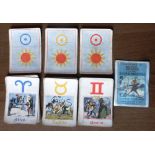 A SOL or THE SIGNS OF THE ZODIAC card game by John Jaques & Son, c1880. With comical hand coloured