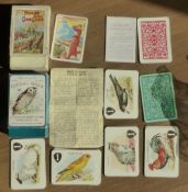 Two card games by De La Rue & Co, London. 1. ANIMAL GRAB. 52 cards complete with Rules and box. 2.