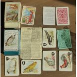 Two card games by De La Rue & Co, London. 1. ANIMAL GRAB. 52 cards complete with Rules and box. 2.