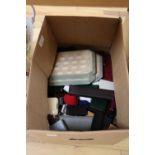 A quantity of assorted jewellery boxes, ring trays etc.