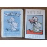 THE WHITE CAT card game by John Jaques & Son, c1880. 52 cards complete. Original box. P/c of