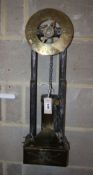 A water clock, width 21cm, depth 9cm, height 72cm