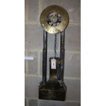 A water clock, width 21cm, depth 9cm, height 72cm