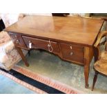 An early 20th century mahogany dressing table, Width 122cm