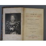 [Scott, Walter Sir] - Secret History of the Court of James the First, 2 vols, 8vo, half calf, with