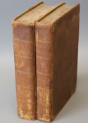 Ireland, John - Hogarth Illustrated, vols 1 and 2 only, of 3, 8vo, calf, with 91 plates including