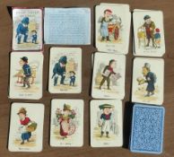 A De La Rue & Co Card Game of "STOP THIEF and SNIP SNAP". Complete 54 cards. No box. Photocopy of