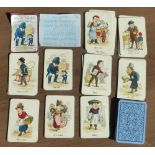 A De La Rue & Co Card Game of "STOP THIEF and SNIP SNAP". Complete 54 cards. No box. Photocopy of