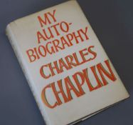 Chaplin, Charles - My Auto-biography, signed on half-title by the author, 8vo, cloth with