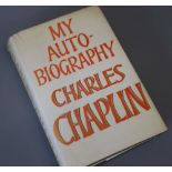 Chaplin, Charles - My Auto-biography, signed on half-title by the author, 8vo, cloth with