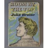 Braine, John - The Room at the Top, 8vo, in unclipped dj, with loss to head and foot of spine,